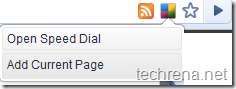 Speed dial chrome icon