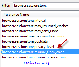 new firefox restore previous session