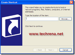 create shortcut for shutdown -www.techrena.net