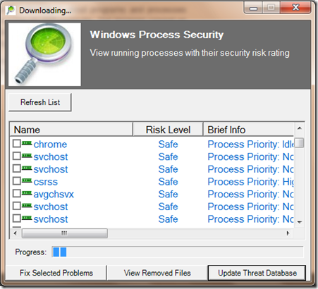 Windows process security 1.0