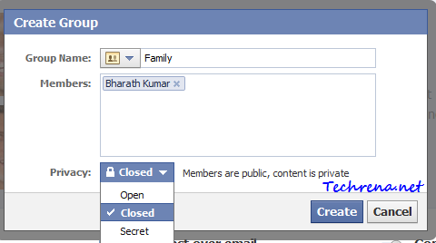 Create Facebook Group