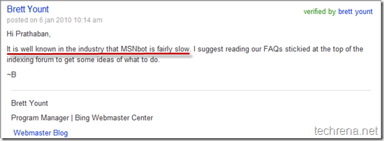 Bing MSNbot slow