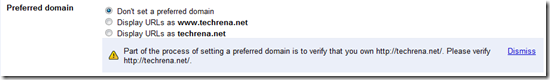 Preferred domain settings in GWT