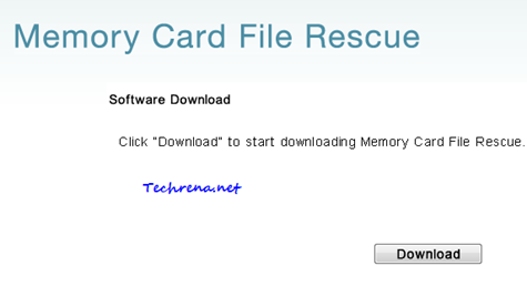 Memory Card File Rescue Download