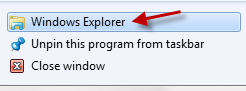 Change explorer shortcut properties