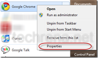 chrome_shortcut_properties